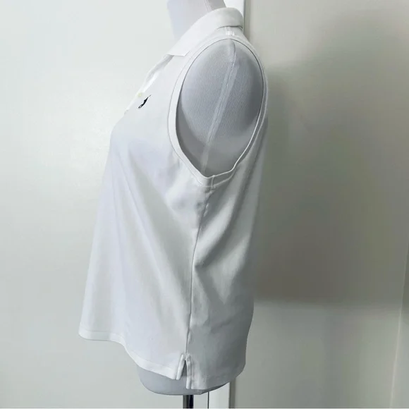 Ralph Lauren Classic White Sleeveless Women’s White Polo Size XL - Picture 8 of 14